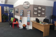 Inside of our office
